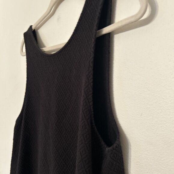 FREE PEOPLE Easy Street Pullover Textured Black Mini S Preowned - Picture 4 of 10